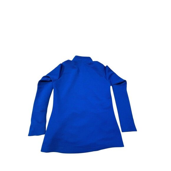 Adidas Golf Blue Full-Zip Ribbed Jacket With Embroidered OWL Logo Medium Size - Picture 8 of 10